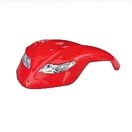 Patpat Çapa Makinesi  Kırılmaz Kaput Kırmızı